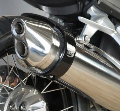R&G EXHAUST PROTECTOR, BLACK, ROUND 41390133
