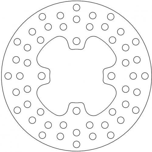 MOTO MASTER 110277, ROUND FIXED DISC 177,8