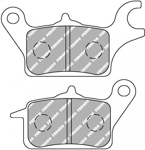 FERODO FDB2282EF BRAKE PADS ORGANIC