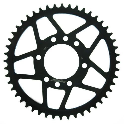 SUPERSPROX SUPERSPROX REAR STEEL 48T, BLACK, 520 SU4182548B