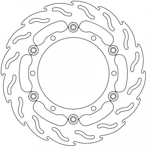 MOTO MASTER 112113, FLAME FLOATING ALU DISC 267