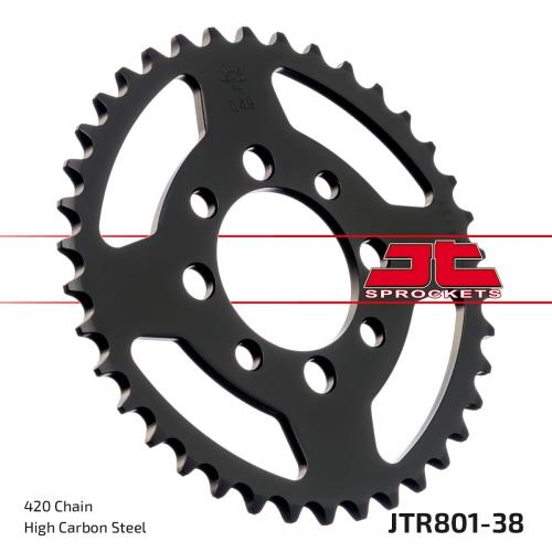 JT SPROCKETS REAR STEEL 38T, 420 JTR080138