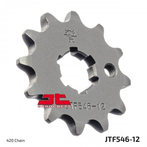 JT SPROCKETS FRONT STEEL 12T, 420 JTF054612