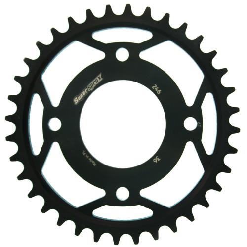 SUPERSPROX SUPERSPROX REAR STEEL 36T, BLACK, 530 SU424636B