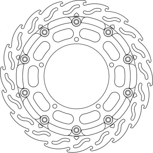 MOTO MASTER 112151, FLAME 5,5MM RACING SERIES