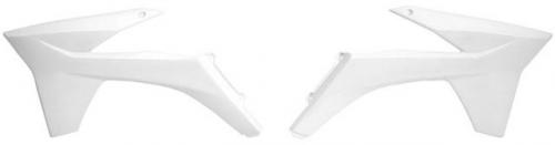 RTECH RADIATOR SCOOPS KTM WHITE (OE)