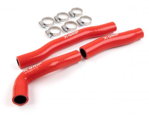 X-GRIP SILECONE RADIATOR HOSE, RED 0513XG2449