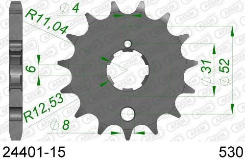 AFAM FRONT 15T, 530 AF12440115
