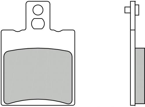 BREMBO 07087CC BRAKE PADS ORGANIC