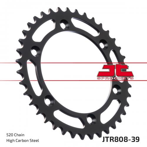 JT SPROCKETS REAR STEEL 39T, 520 JTR080839