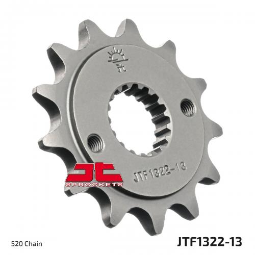 JT SPROCKETS FRONT STEEL 13T, 520 JTF132213
