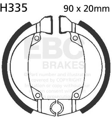 EBC H335 EBC BRAKE SHOES