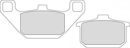 FERODO FDB339P BRAKE PADS ORGANIC