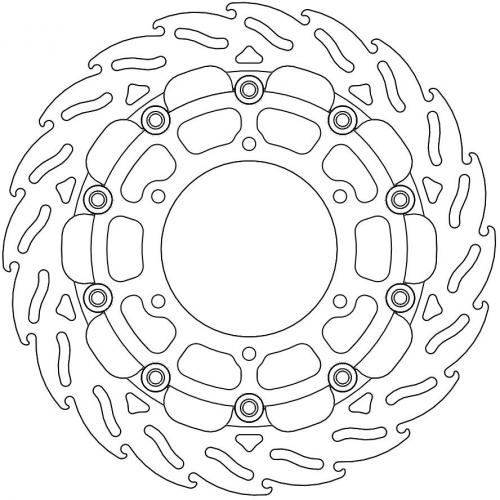 MOTO MASTER 112252, FLAME 5,5MM RACING SERIES
