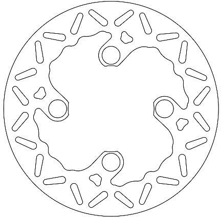 FERODO FMD0375R FIXED BRAKE DISC