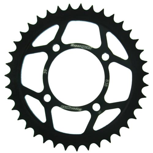 SUPERSPROX SUPERSPROX REAR STEEL 39T, BLACK, 428