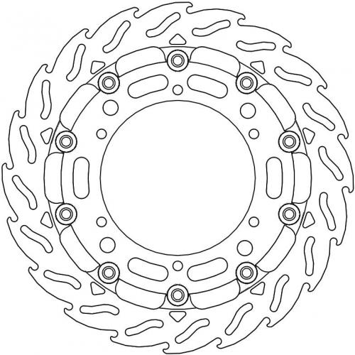 MOTO MASTER 112184, FLAME 5,5MM RACING SERIES