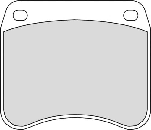 FERODO FDB342P BRAKE PADS ORGANIC
