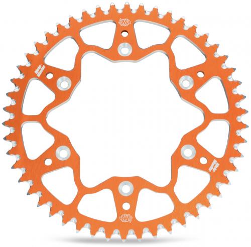 MOTO MASTER REAR ALU 49T, ORANGE, 415