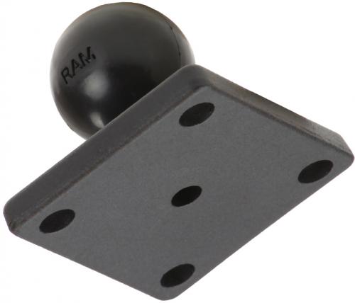 RAM MOUNTS 2X 1.7" BASE WITH 1" BALL