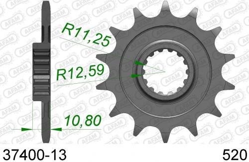 AFAM FRONT 13T, 520 AF13740013