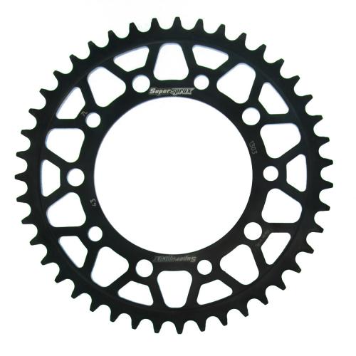 SUPERSPROX SUPERSPROX REAR STEEL 43T, BLACK, 520 SU4130343B
