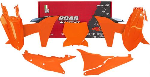 RTECH PLASTIC KIT 6 PCS K ORANGE BLACK