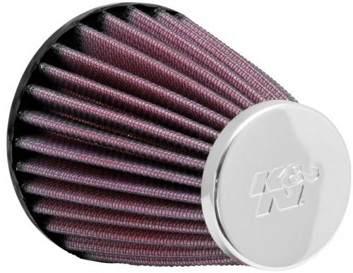 K&N RC1200 UNIVERSAL K&N CHROME AIR FILTER
