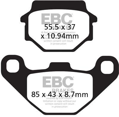 EBC FA 372R EBC DISC PADS