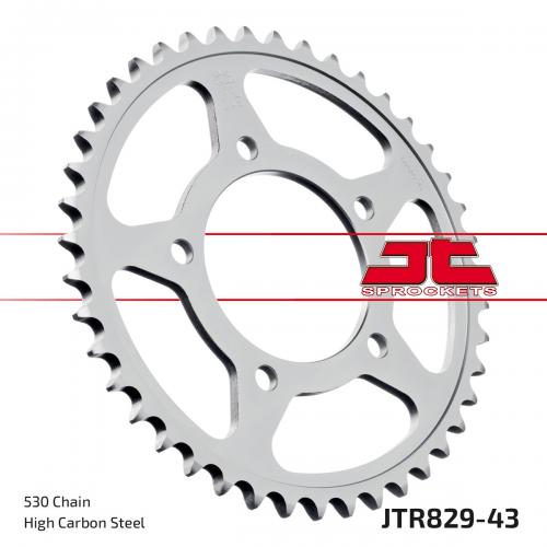 JT SPROCKETS REAR STEEL 43T, 530 JTR082943