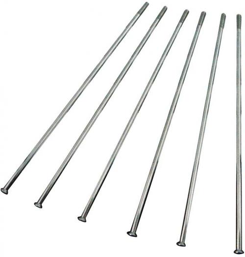 RTECH 6 PCS SPOKE SET 18'R.WHEEL-8G 7 3/4' GALV.