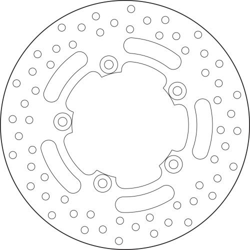 BREMBO BRAKE DISC, 68B40760