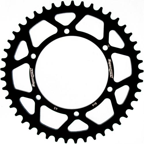 SUPERSPROX SUPERSPROX REAR ALU 45T, BLACK SU284645B