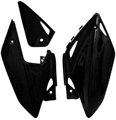 RTECH SIDE PANEL HONDA BLACK ONE-COLOUR 565410145