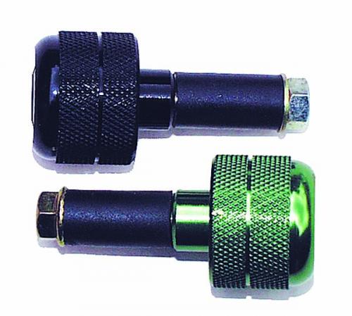MISCELLANEOUS-1 RED ROUND END WEIGHTS FOR ALLOY HANDLEBARS