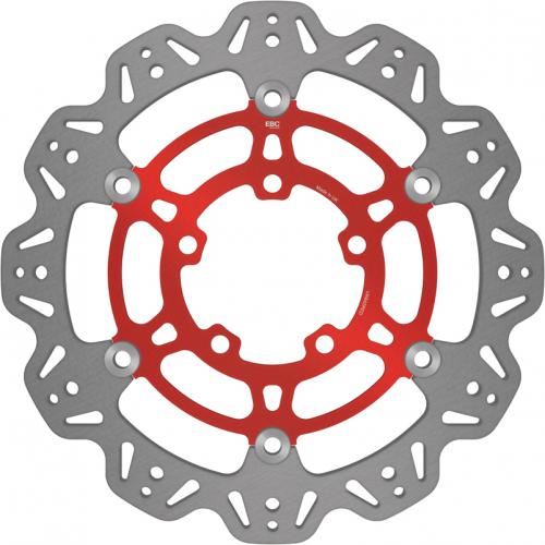 EBC VR842RED VEE FLOATING DISC RED CENTRE
