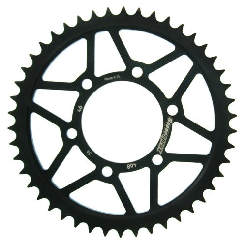 SUPERSPROX SUPERSPROX REAR STEEL 46T, BLACK SU446846B