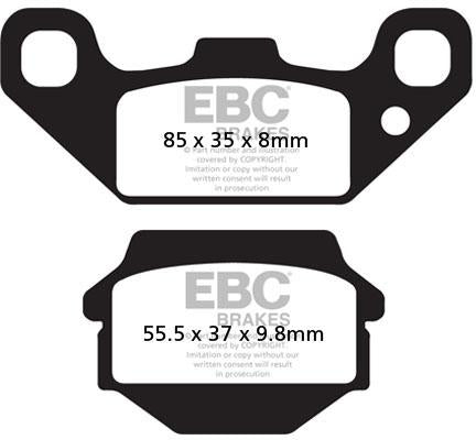 EBC FA128R SINTERED R DISC PAD SET