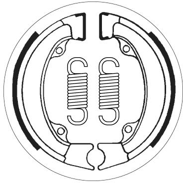 SBS 2011 BRAKE SHOES