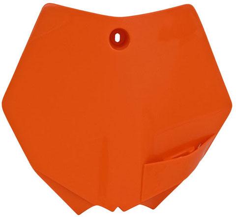 RTECH FRONT NUMBER PLATE KTM ORANGE (OE) 565230380