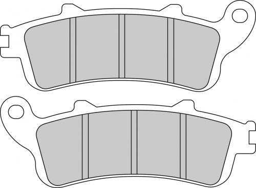 FERODO FDB2075EF BRAKE PADS ORGANIC