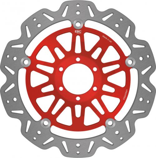 EBC BRAKE DISC VR624RED EBC FLOATING DISC RED HUB
