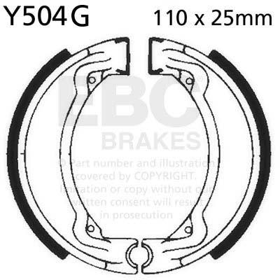 EBC Y504G EBC BRAKE SHOES