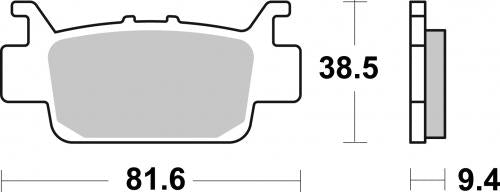 SBS 975SI BRAKE PADS SINTER
