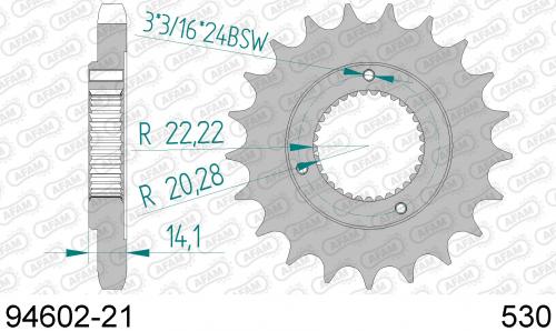 AFAM FRONT 21T, 530 AF19460221