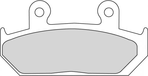 FERODO FDB452P BRAKE PADS ORGANIC