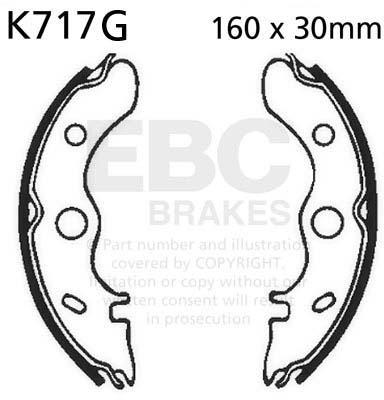 EBC K717G EBC BRAKE SHOES