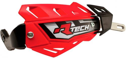 RTECH FLX ALU HANDGUARDS RED UNIVERSAL