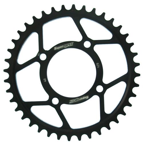 SUPERSPROX SUPERSPROX REAR STEEL 40T, BLACK, 520 SU482440B