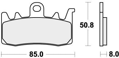 SBS 900HS BRAKE PADS SINTER
